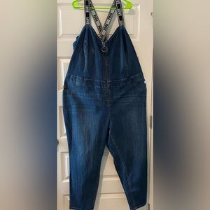 Ashley Stewart love strap overalls size 30